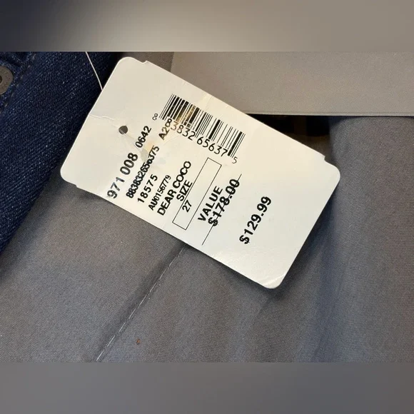 7 For All Mankind Kimmie Bootcut Jeans Size 27 Dark Wash NWT - Picture 4 of 8